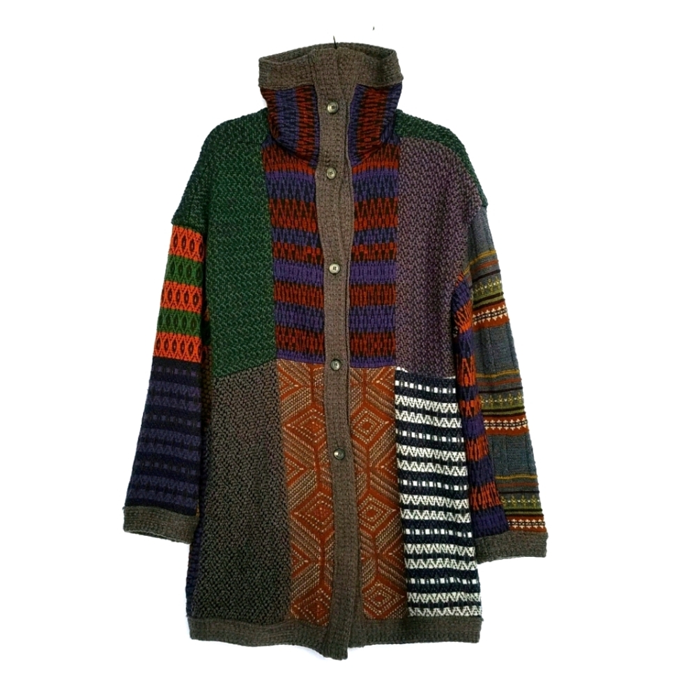 ETRO Designer Patchwork Coat EUC!